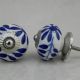 Blue Floral Leaf Knob (1)